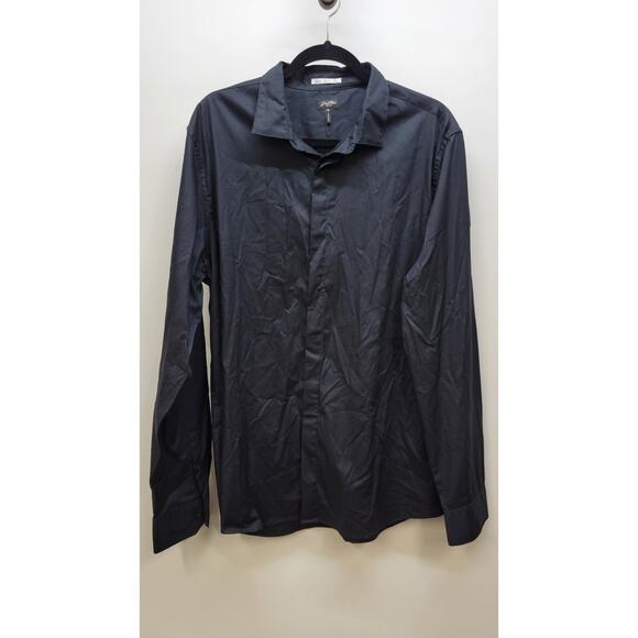 Good Man Brand Black Causal Button Down Size XL - Picture 1 of 9